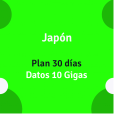 eSIM Japón 30 días 10 Gigas